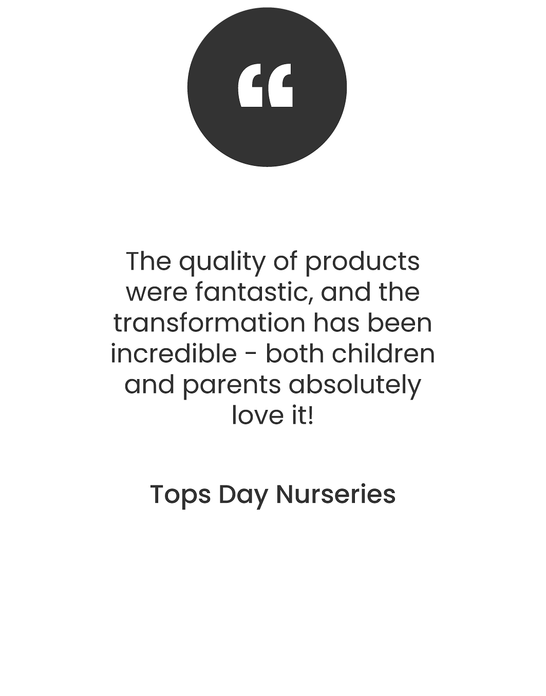 Space Design Service | Tops Day Nurseries