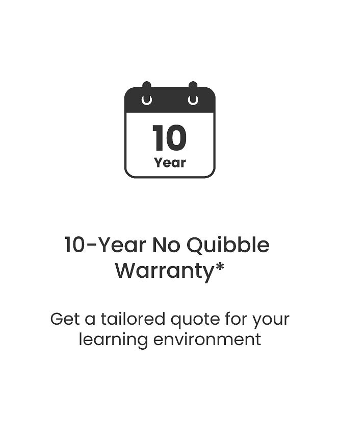 Space Design Service | No Quibble Warranty